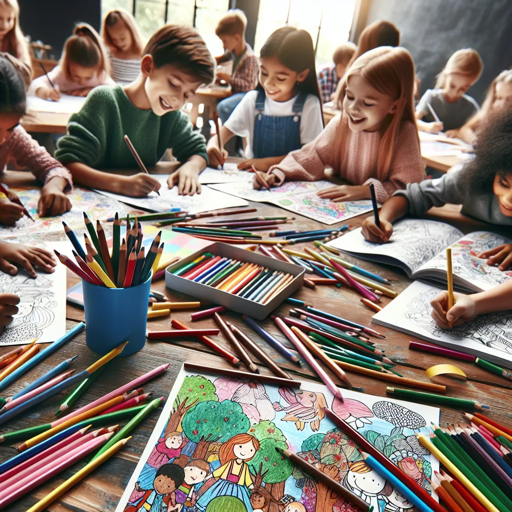 Zabawa kolorami – jak kolorowanki wspierają rozwój dzieci