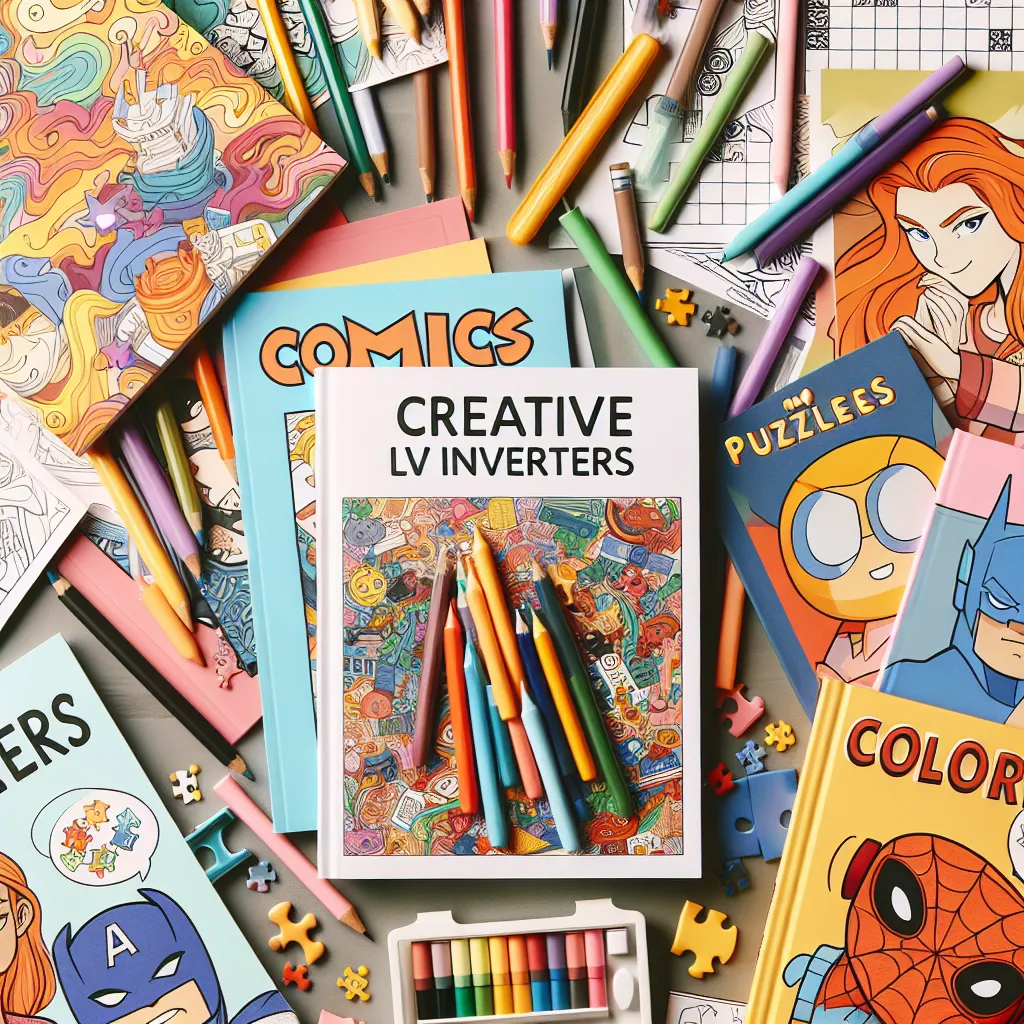 Kreatywne inwertery LV: Komiksy, Puzzle i Kolorowanki dla Dzieci