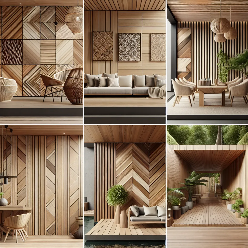 Eleganckie drewniane rozwiązania od paneli po tarasy